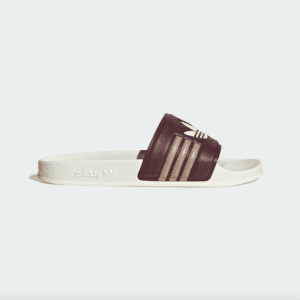 Claquette Adilette - Blanc/Rouge