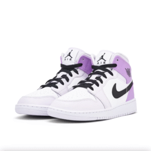 Air Jordan 1 Mid Rose Lavender GS