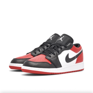 Air Jordan 1 Low Bred Toe GS